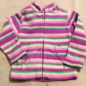 Children's place Hooded fleece jacket Sz 4t